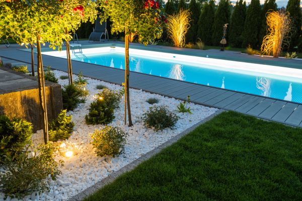 Pool Landscaping Service in Summerfield